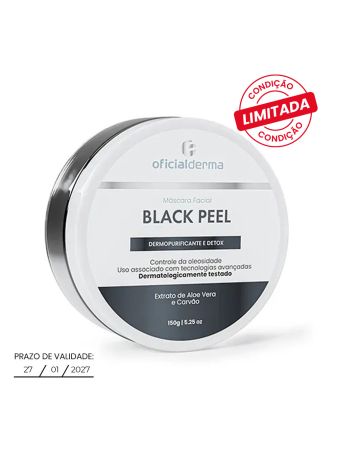 M&aacute;scara Facial Black Peel Detox Antioleosidade 150g