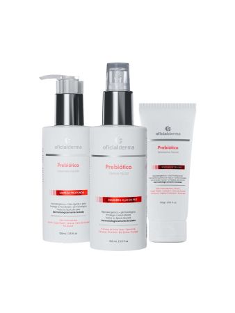 Sabonete L&iacute;quido + T&ocirc;nico + Esfoliante Facial | Prebi&oacute;tico