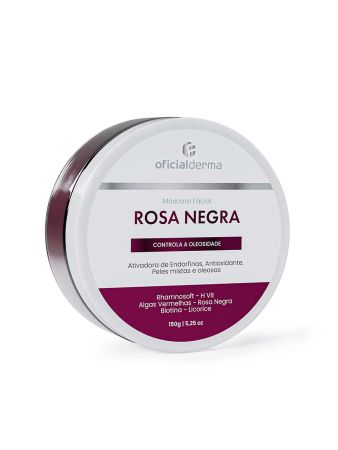 Máscara Facial De Rosa Negra